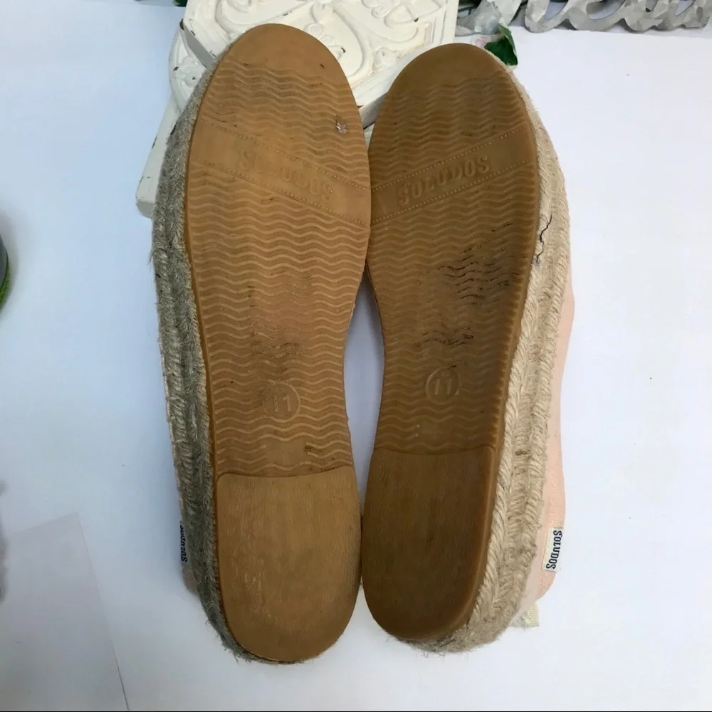 Blush Pink Soludos Platform Espadrilles